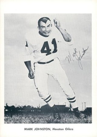 <span class="mw-page-title-main">Mark Johnston (American football)</span> American football player (born 1938)