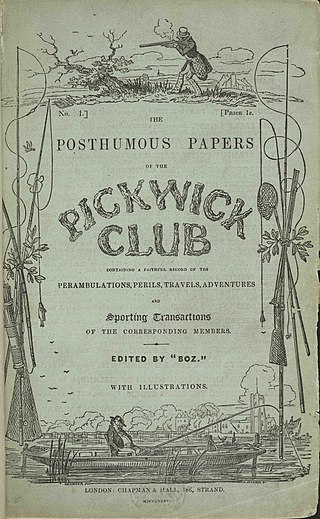 <i>The Pickwick Papers</i> 1836–1837 novel by Charles Dickens