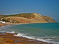 Praia da Luzeko itsaslabarrak.