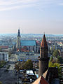 English: Church of St. John - view from the tower of St. Peter / Polski: Kościół św. Jana - widok z wieży św. Piotra