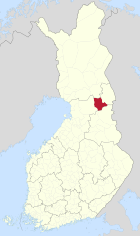 Lage von Taivalkoski in Finnland