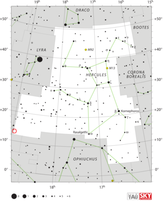 <span class="mw-page-title-main">V446 Herculis</span> 1960 Nova event in the constellation Hercules