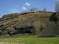 Català: Grederes del volcà Montsacopa a Olot English: Montsacopa volcano in Olot (Catalonia).