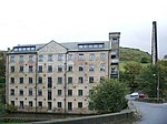 Woodhouse Mill, engine house and detached chimney 20 metres to south