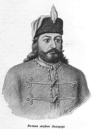 <span class="mw-page-title-main">Zaharija of Serbia</span> Prince / Archont / Knez