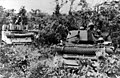 Americal Division in Tam Ky - Armored cavalry assault vehicles with RPG-screen on front, March 1968