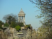 Gloriette del Parco delle Buttes-Chaumont a Parigi con funzione di belvedere