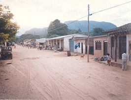 Straat bij de markt van Charagua