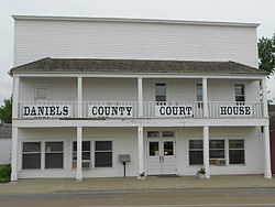 Daniels County Courthouse in Scobey