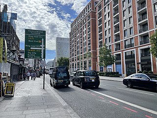 <span class="mw-page-title-main">Edgware Road</span> Road in London, England