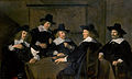 Portrait de groupe des régents de l'hôpital Sainte-Élisabeth de Haarlem, 1641, huile sur toile, 153 x 252 cm (musée Frans Hals, Haarlem).