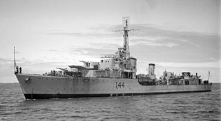 HMAS <i>Warramunga</i> (I44) Tribal-class destroyer of the Royal Australian Navy