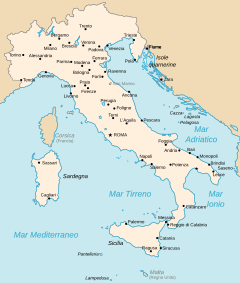 Konungariket Italien år 1919.