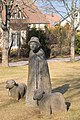 Skulptur Der Schäfer, Martin Kirstein