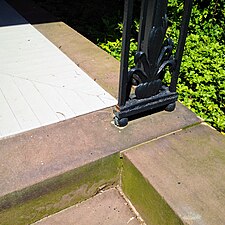 Porch of the Alsop House.