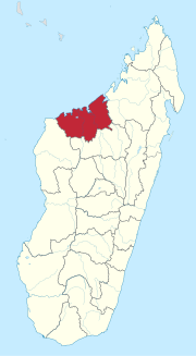 Location in Madagascar