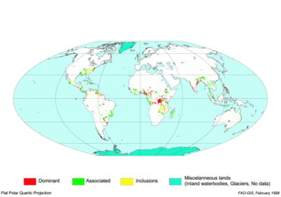 Distribution of nitisols Nitisol.gif