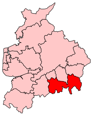 <span class="mw-page-title-main">Rossendale and Darwen (UK Parliament constituency)</span> Parliamentary constituency in the United Kingdom, 1983 onwards