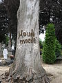 * Nomination Tree at a cemetry with a nice double meaning (difficult to explain in English) It sais: Keep strong and Wood is needed. --Basvb 20:03, 6 September 2011 (UTC) * Promotion QI to me--Lmbuga 19:13, 12 September 2011 (UTC)