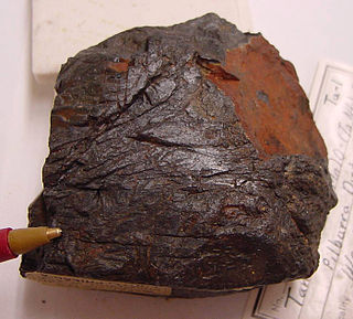 <span class="mw-page-title-main">Tantalite</span> Tantalum ore