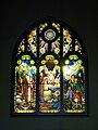 Guido Nincheri's nativity window from St John the Evangelist Anglican Church in Prescott, Ontario