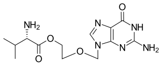 <span class="mw-page-title-main">Valaciclovir</span> Anti-herpes virus drug