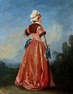 <i>Polish Woman</i> Painting attributed to Antoine Watteau