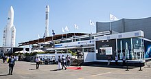 The ArianeGroup Chalet at Paris Air Show 2017 Ariane Group (35121113780).jpg