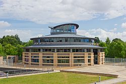 Photograph of the Betty and Gordon Moore Library