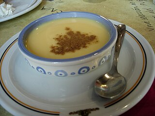 <span class="mw-page-title-main">Natillas</span> Spanish custard dish of milk and eggs, variety of custards