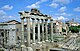 Forum Romanum, mit den Säulen des Saturntempels