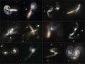 Galaxias que interactúan: Arp 148, VV 340, Arp 256, NGC 6670, NGC 6240, ESO 593-8, NGC 454, UGC 8338, NGC 6873, NGC 17, ESO 77-14, NGC 6050