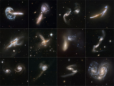 Colliding galaxies