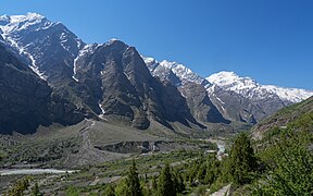 Gephan range along Bhaga river, Gemur, Lahaul