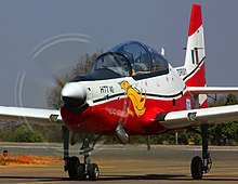 HAL HTT-40 at AeroIndia 2017. HTT-40 AeroIndia 2017.jpg