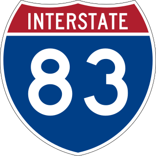 <span class="mw-page-title-main">Interstate 83</span> Interstate Highway in Pennsylvania and Maryland