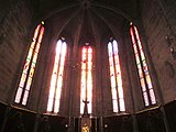 Stained glass windows of the high altar