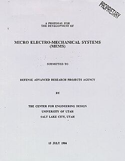 Microelectromechanical systems Very small devices that incorporate moving components