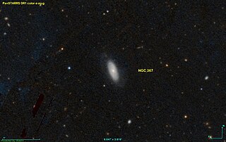 <span class="mw-page-title-main">NGC 367</span> Spiral galaxy in the constellation Cetus