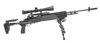 <span class="mw-page-title-main">Mk 14 Enhanced Battle Rifle</span> American selective fire military designated marksman rifle