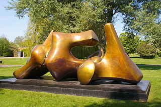 <i>Three Piece Sculpture: Vertebrae</i> Sculpture by Henry Moore