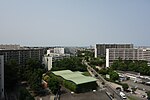 Thumbnail for File:Résidence Erik-Satie, vue sur les immeubles de la rue Louise-Michel (Toulouse).jpg