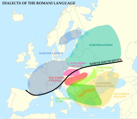 Mapa rozšíření jazyka