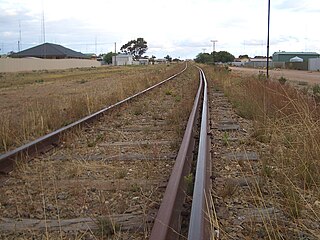 <span class="mw-page-title-main">Balaklava–Moonta railway line</span> Former railway line in South Australia