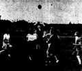 Women's football in Launceston in 1941. Tasmania was one of the first states to hold regular women's competition.