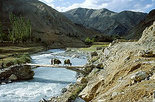 The Yapola river, Wanla village area