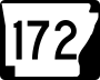 Highway 172 marker