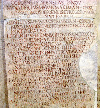 <i>Fasti Triumphales</i> List of Roman generals honoured with a triumph