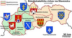 Rímskokatolícke diecézy na Slovensku