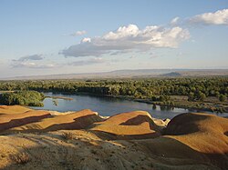 Black Irtysh river in Burqin County